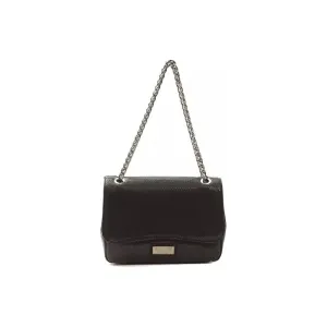 Pompei Donatella Black Leather Women Crossbody Bag