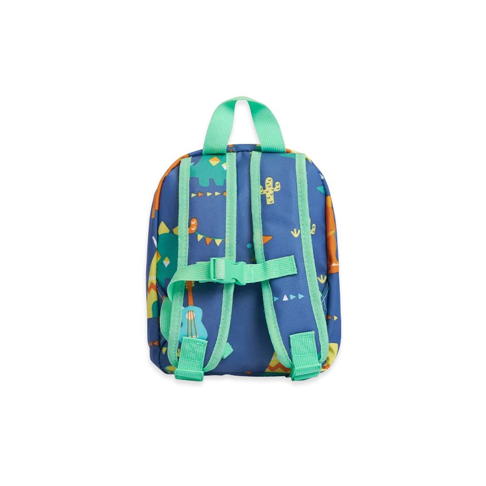 Small Backpack with Rein - Dino Rock