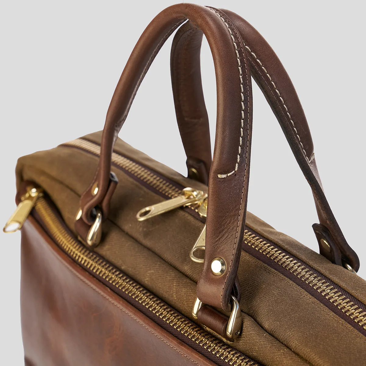 The Porter Briefcase | Horween® Brown