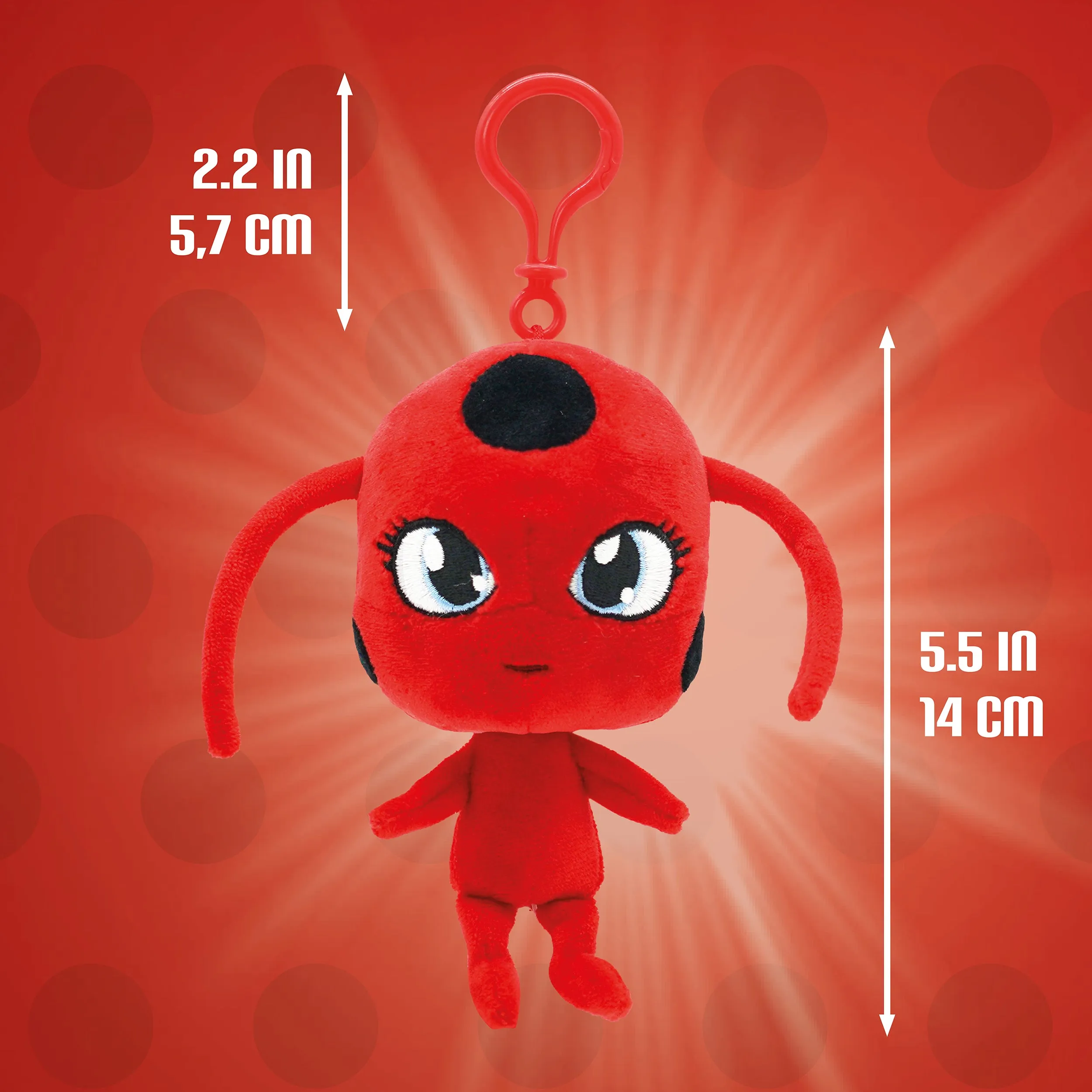 Tikki Plush Kwami Keychain