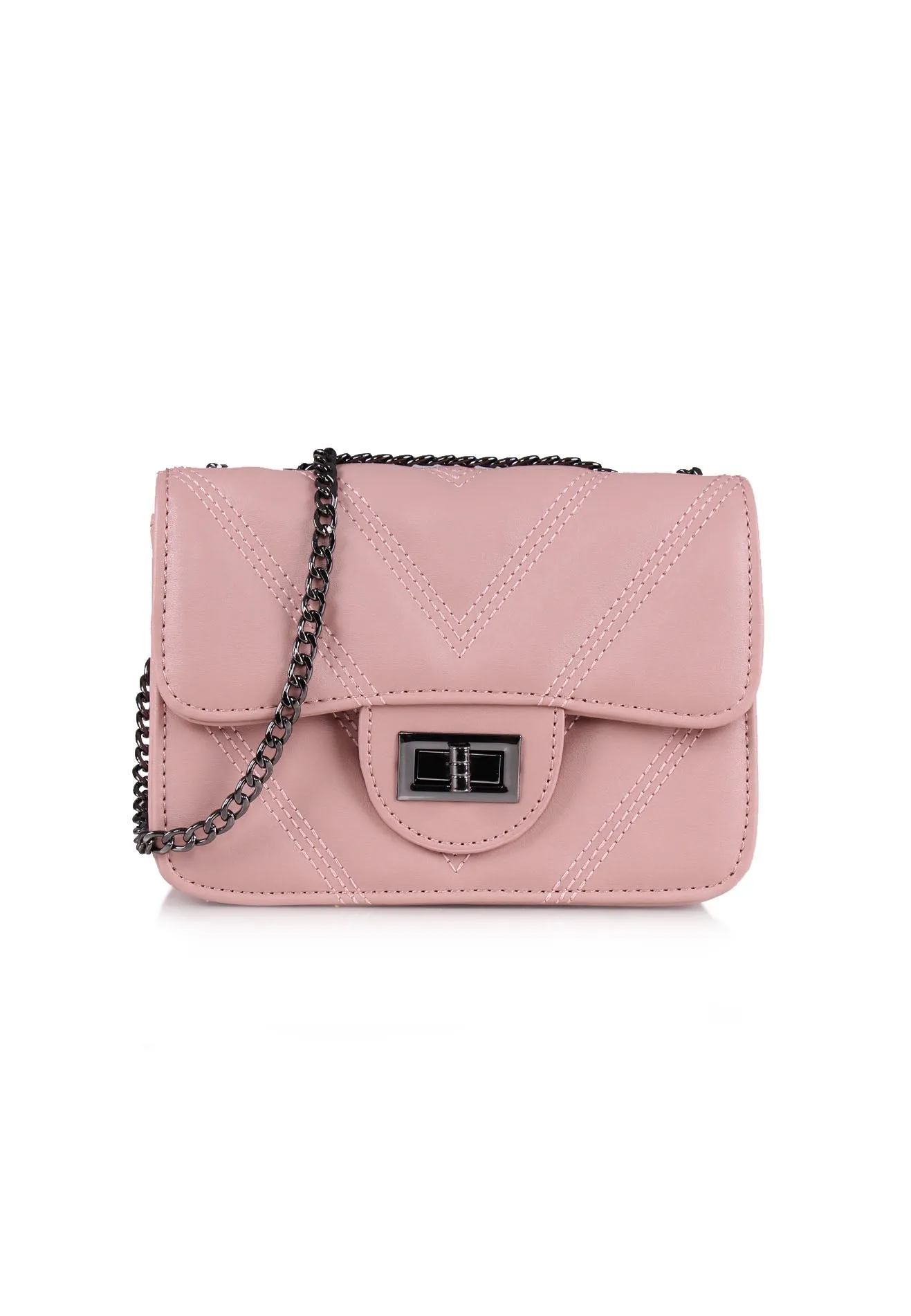 VOIR Quilted-V Sling Bag