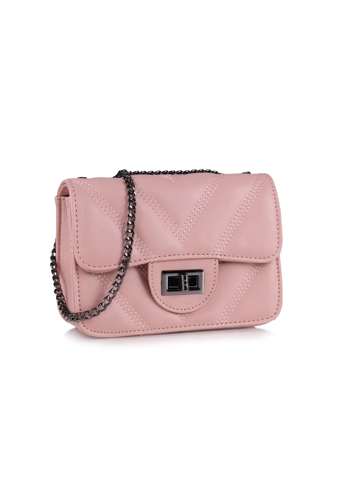 VOIR Quilted-V Sling Bag