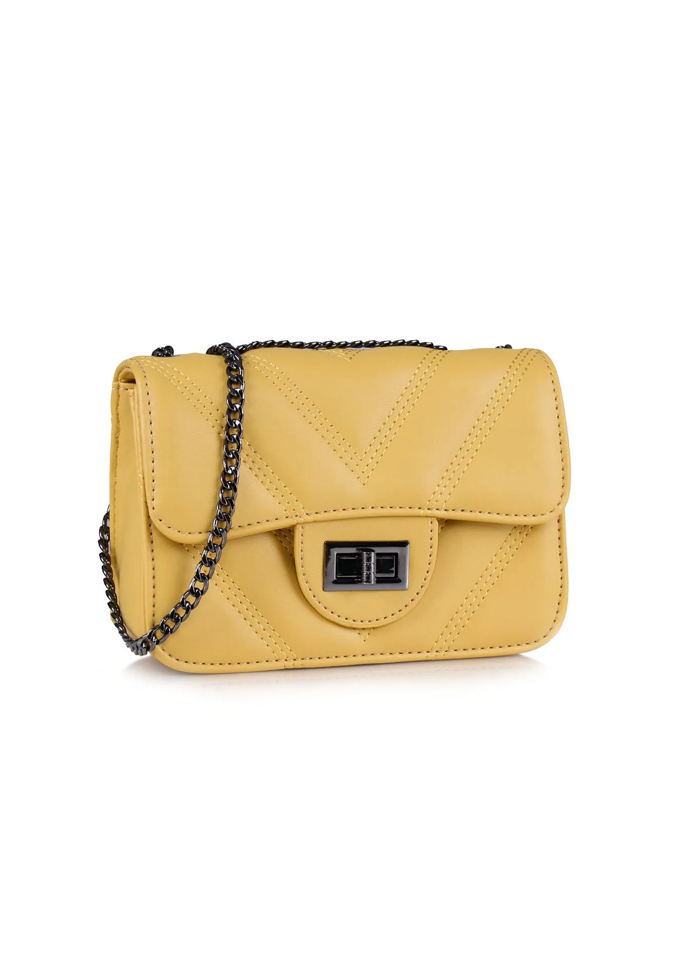 VOIR Quilted-V Sling Bag