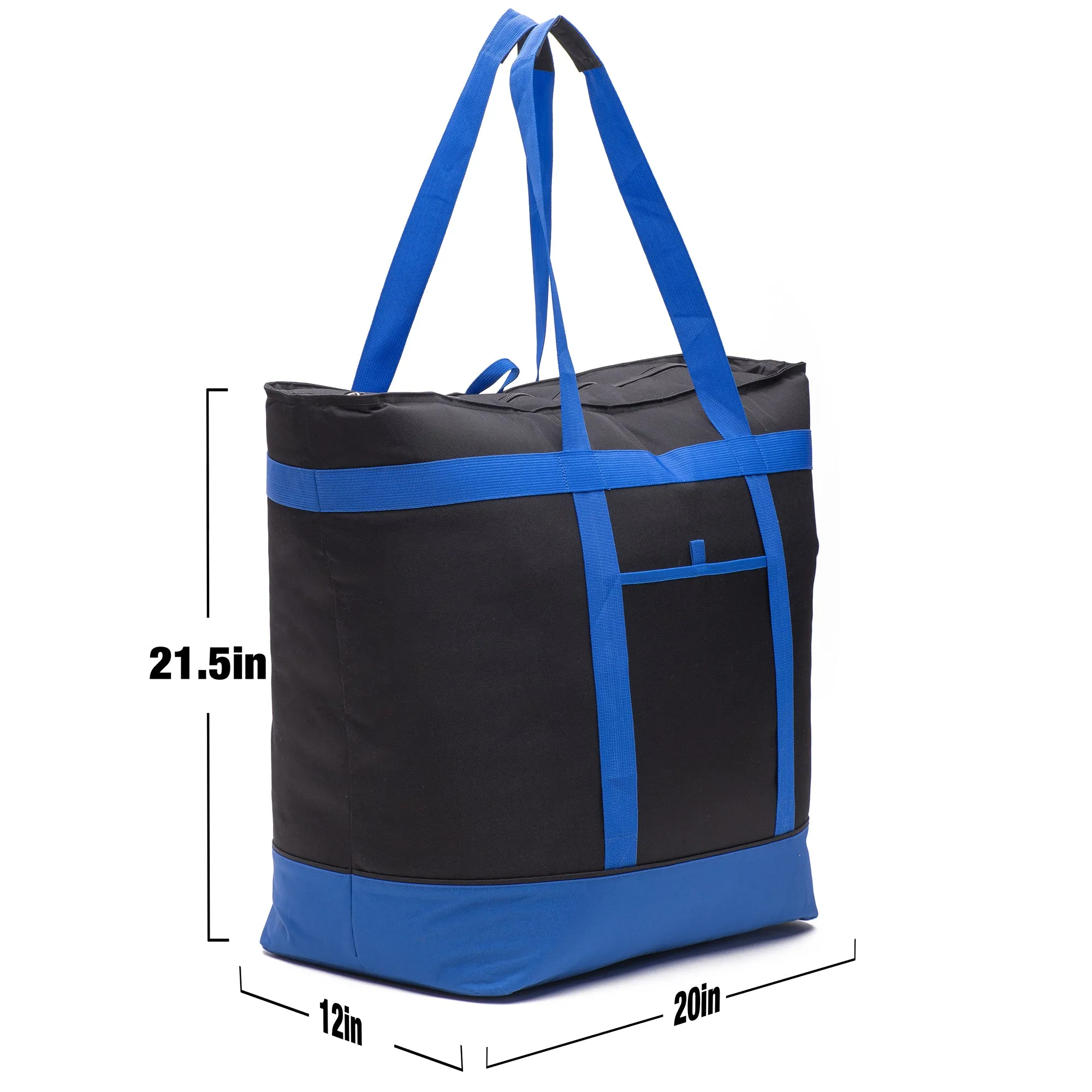 XXX-Large Insulated Cooler Tote for Shopping, Grocery Trips, Pizza Delivery, Camping, Beach.