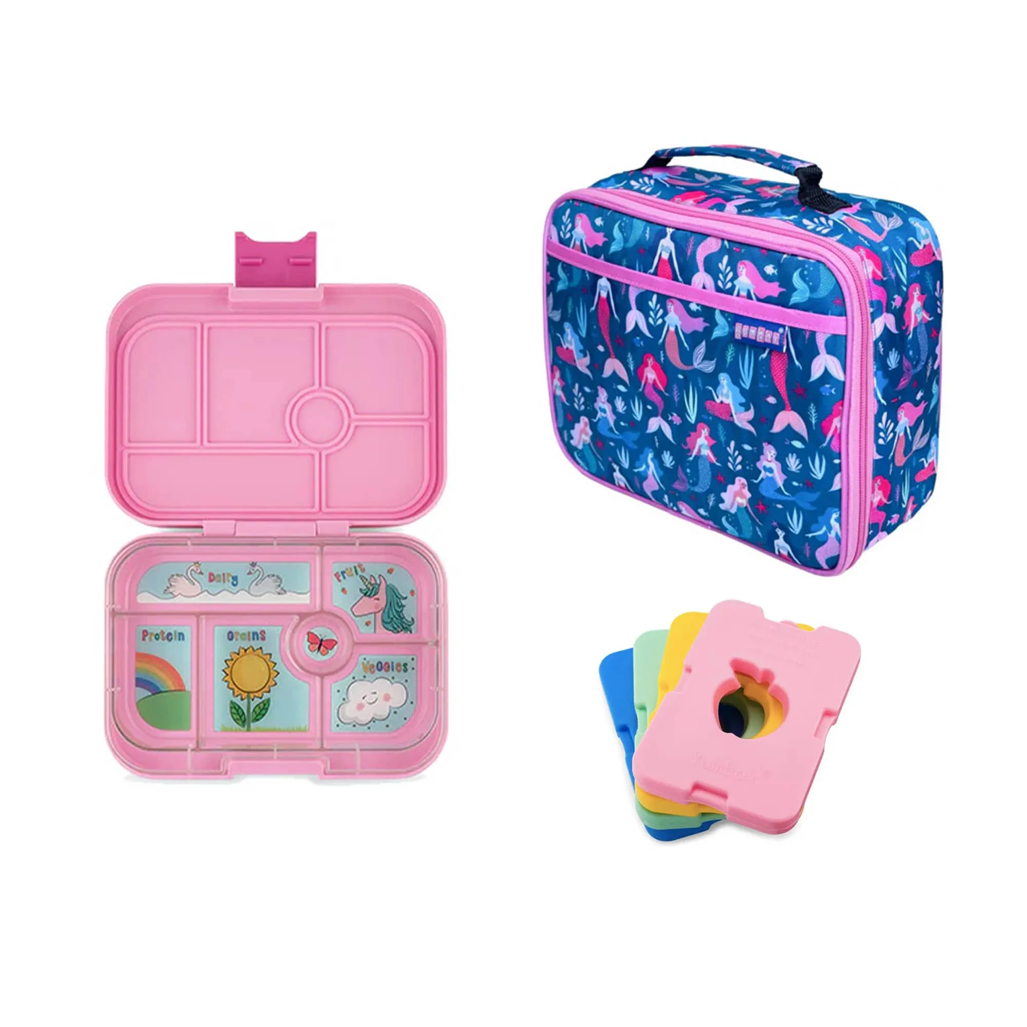 Yumbox Original Bundle - Bento Lunch Box, Bag, Ice Pack