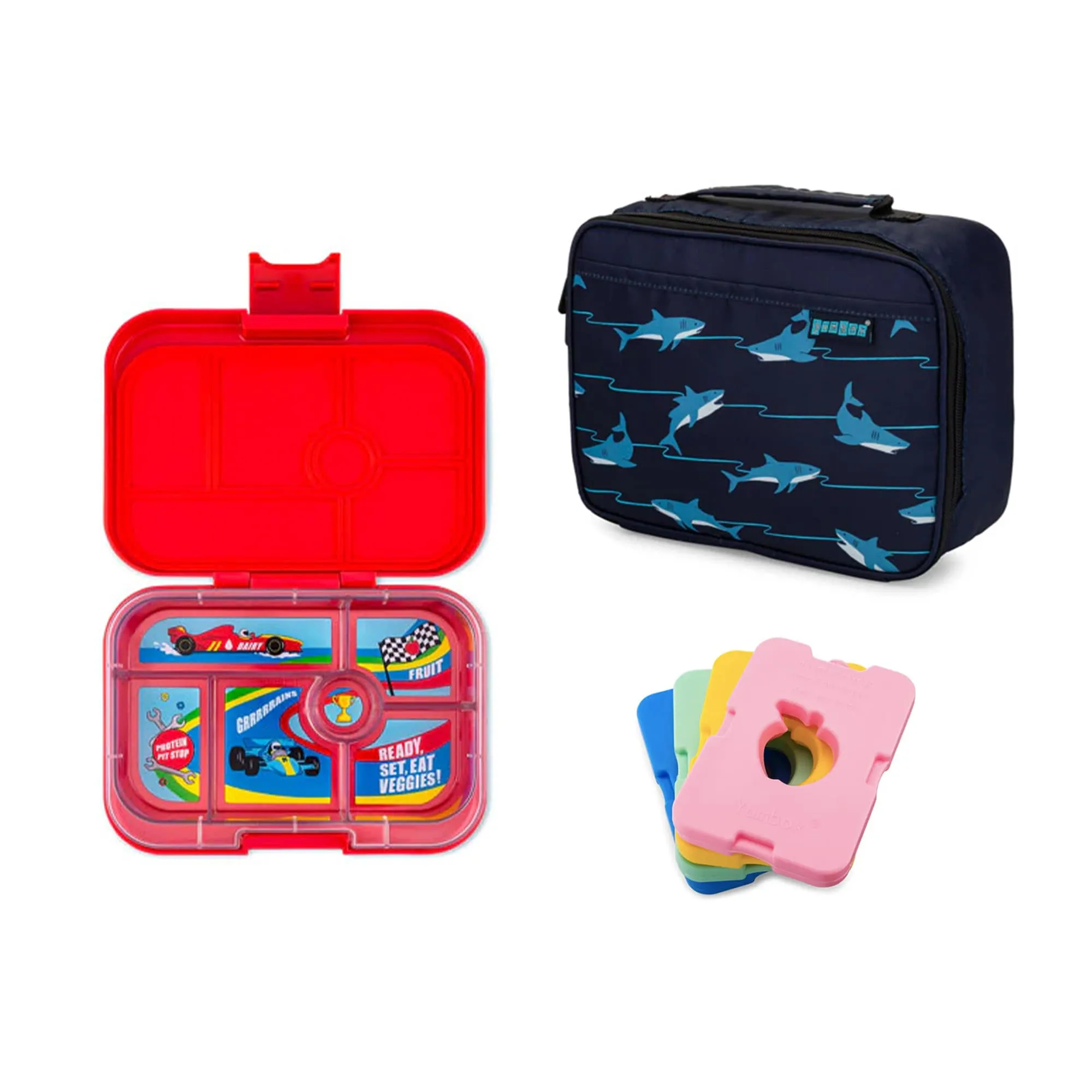 Yumbox Original Bundle - Bento Lunch Box, Bag, Ice Pack