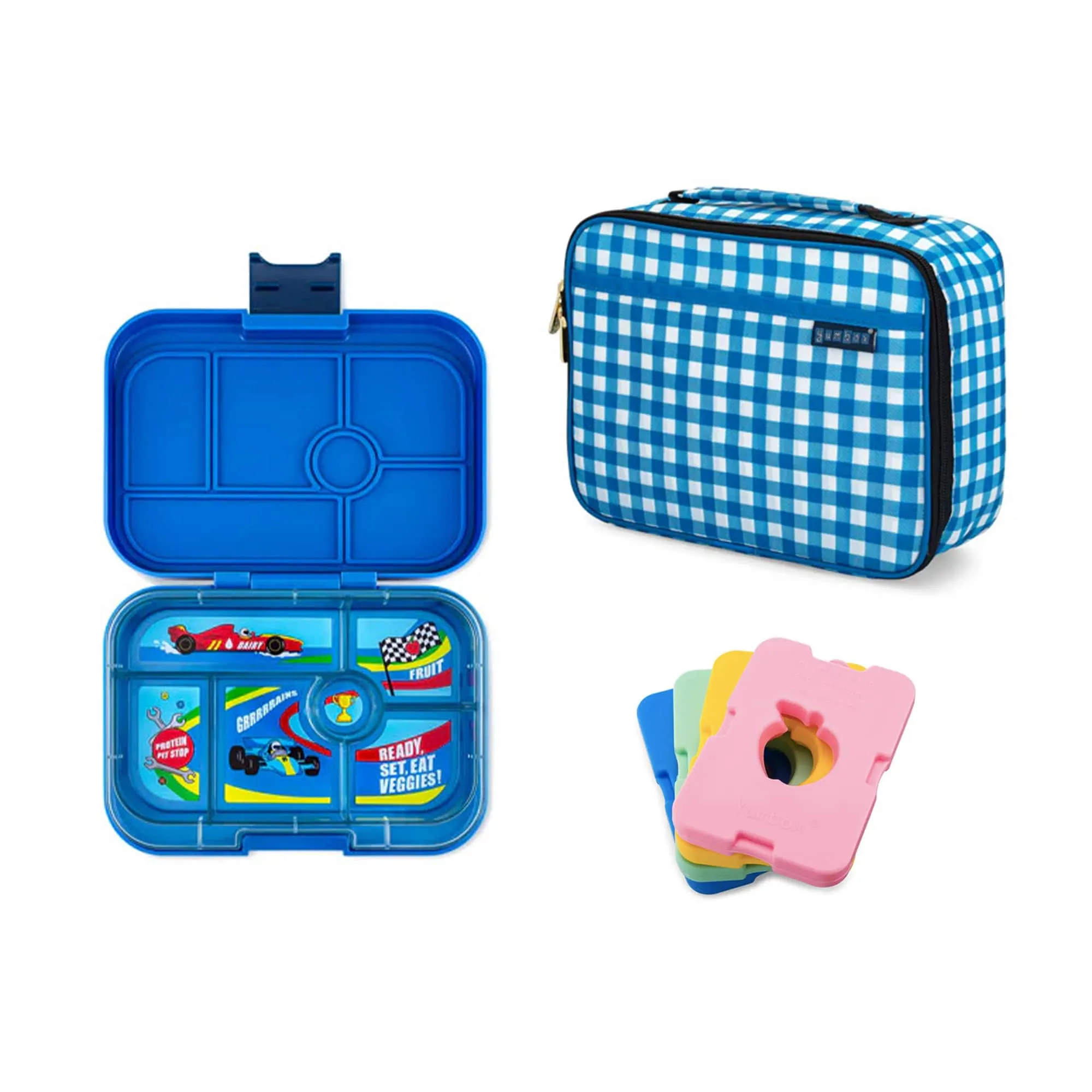 Yumbox Original Bundle - Bento Lunch Box, Bag, Ice Pack