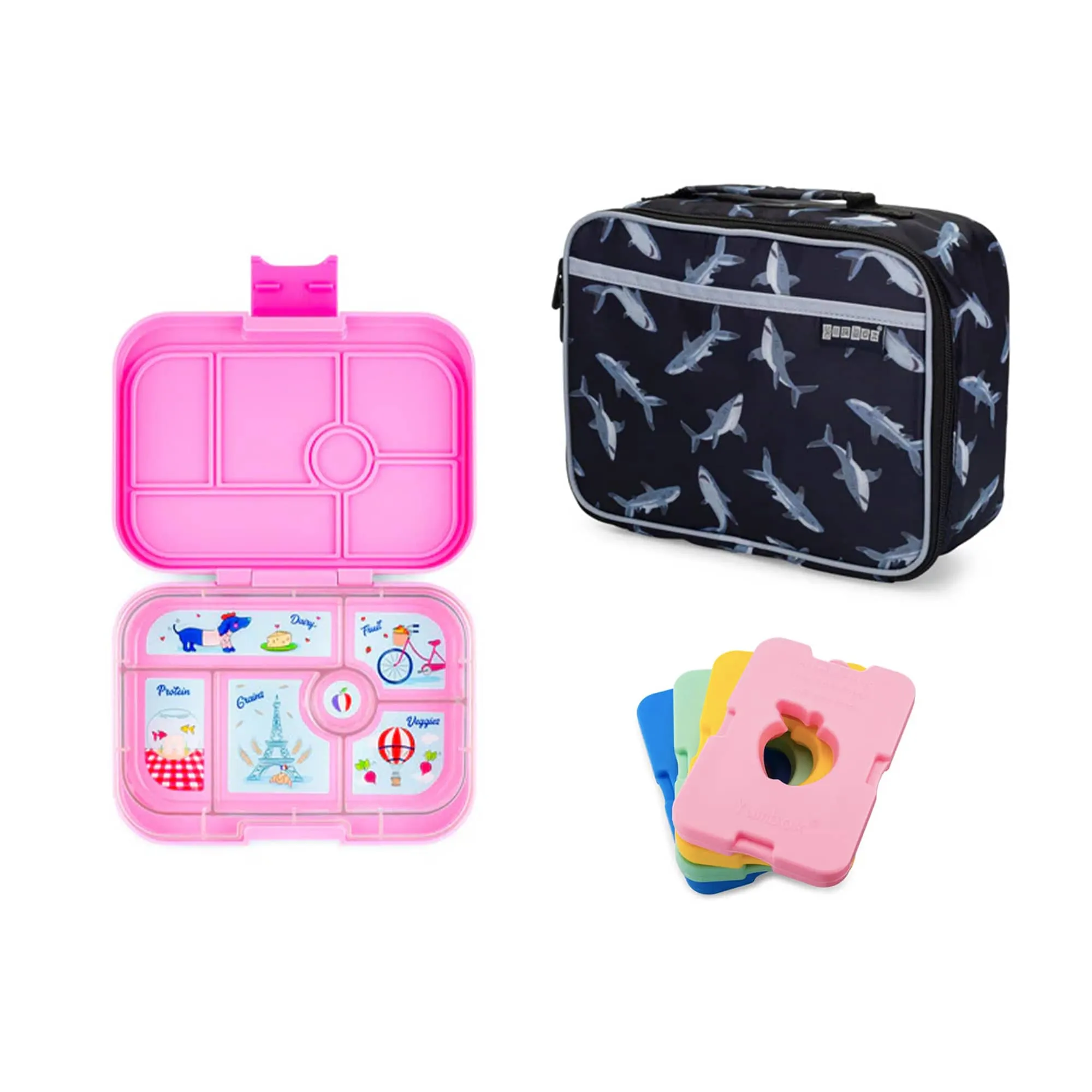 Yumbox Original Bundle - Bento Lunch Box, Bag, Ice Pack