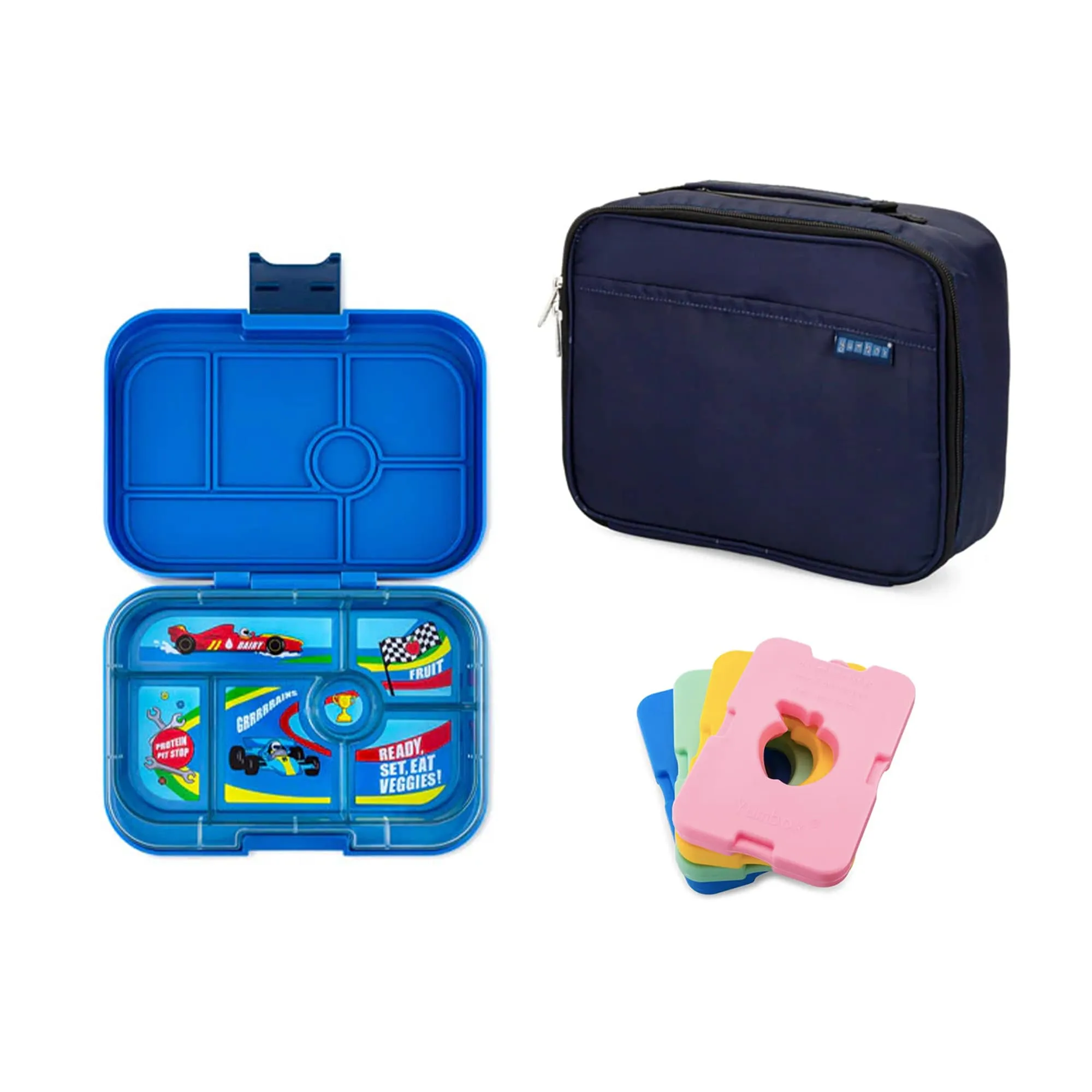 Yumbox Original Bundle - Bento Lunch Box, Bag, Ice Pack