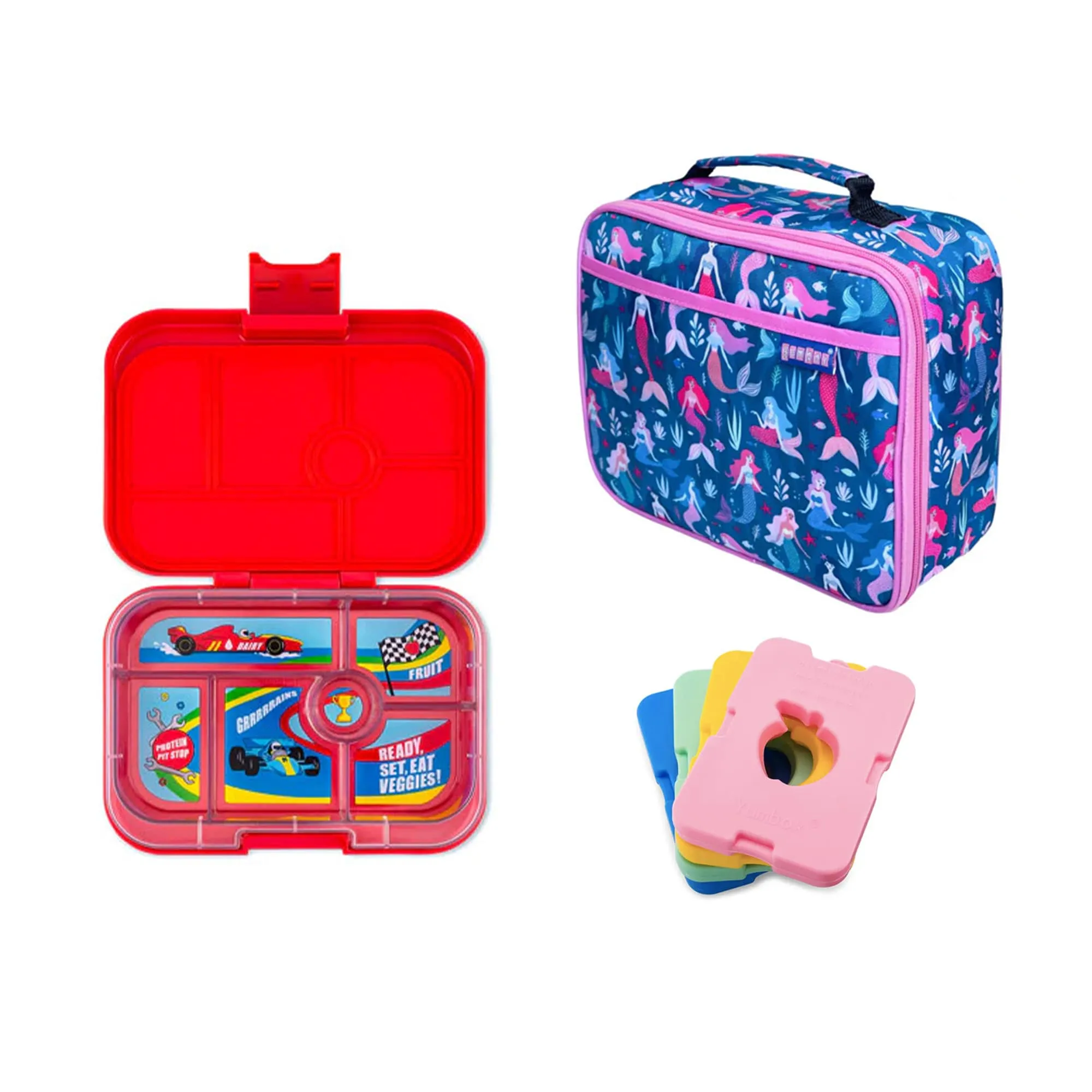 Yumbox Original Bundle - Bento Lunch Box, Bag, Ice Pack