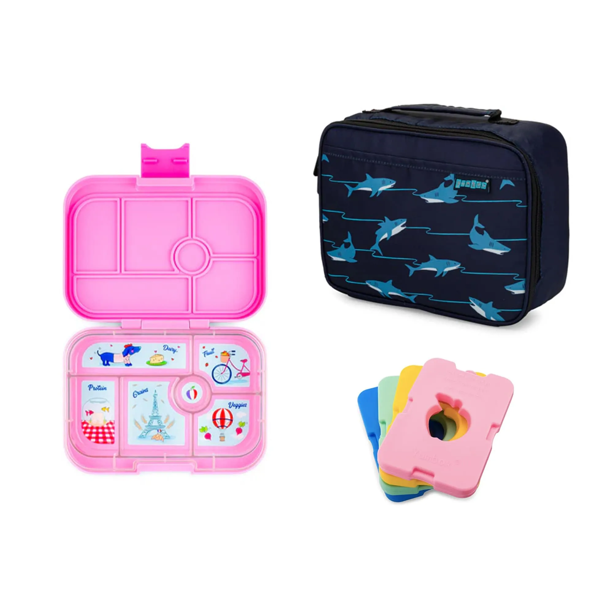 Yumbox Original Bundle - Bento Lunch Box, Bag, Ice Pack