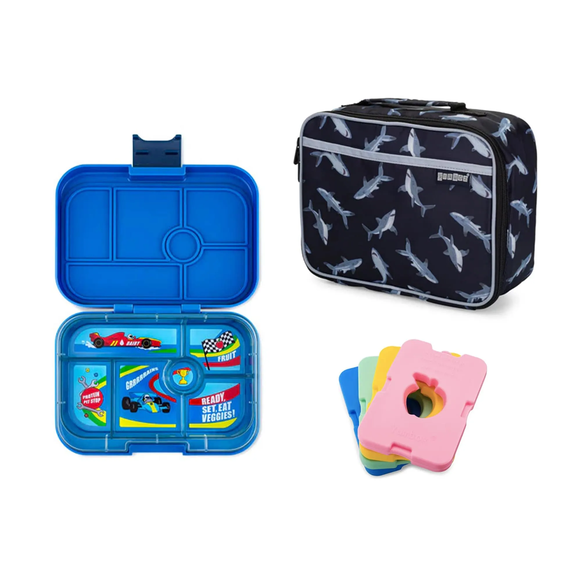 Yumbox Original Bundle - Bento Lunch Box, Bag, Ice Pack