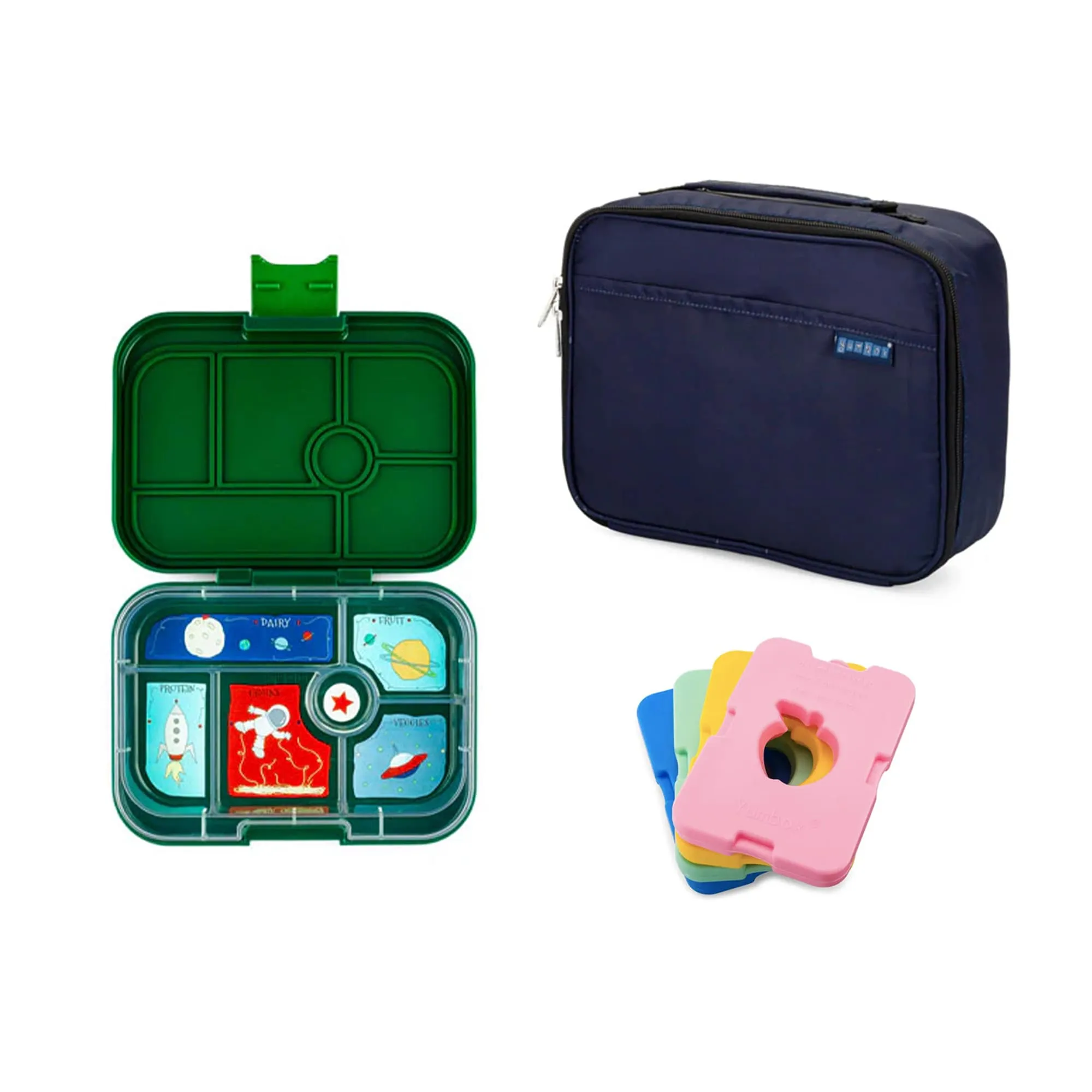 Yumbox Original Bundle - Bento Lunch Box, Bag, Ice Pack