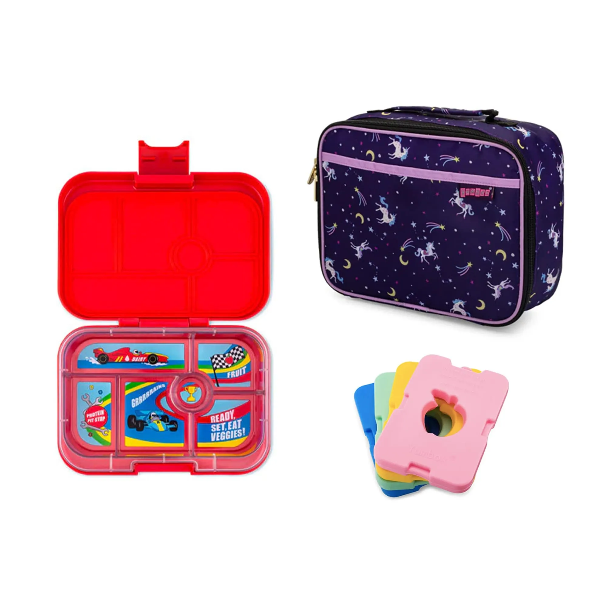 Yumbox Original Bundle - Bento Lunch Box, Bag, Ice Pack