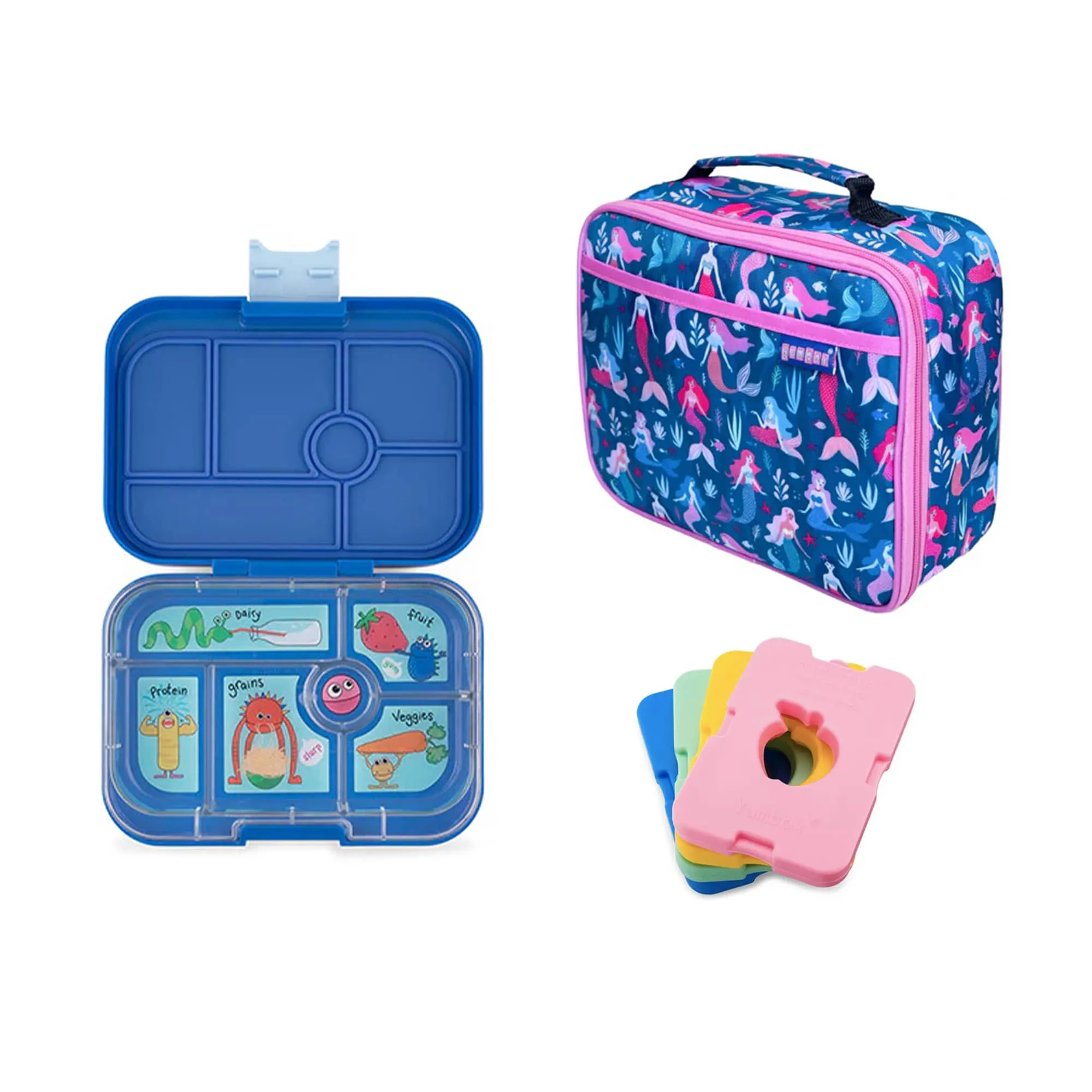 Yumbox Original Bundle - Bento Lunch Box, Bag, Ice Pack