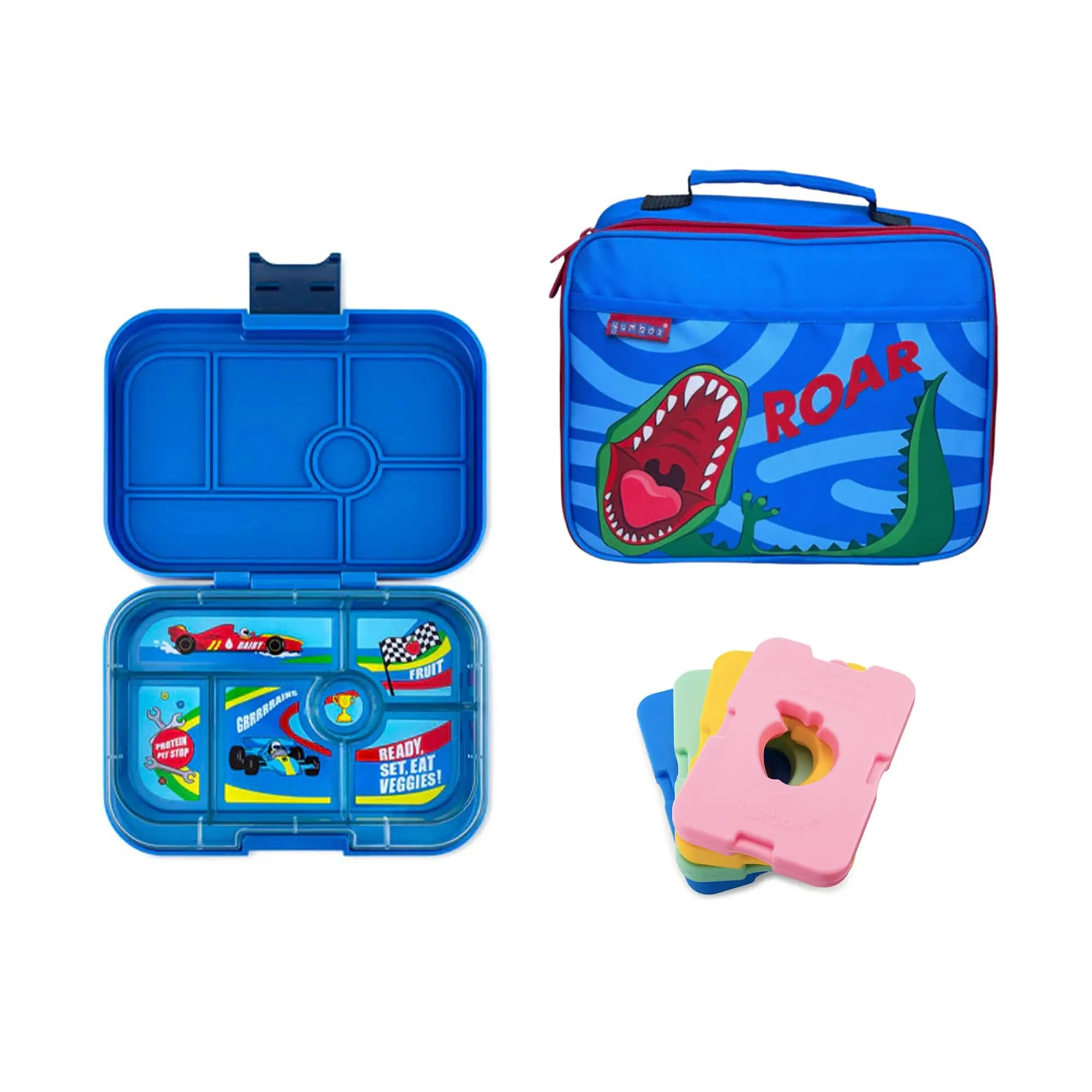 Yumbox Original Bundle - Bento Lunch Box, Bag, Ice Pack