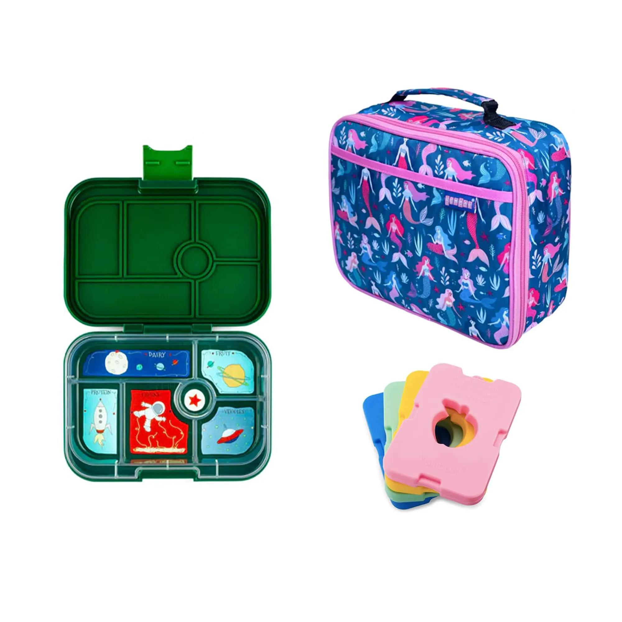 Yumbox Original Bundle - Bento Lunch Box, Bag, Ice Pack