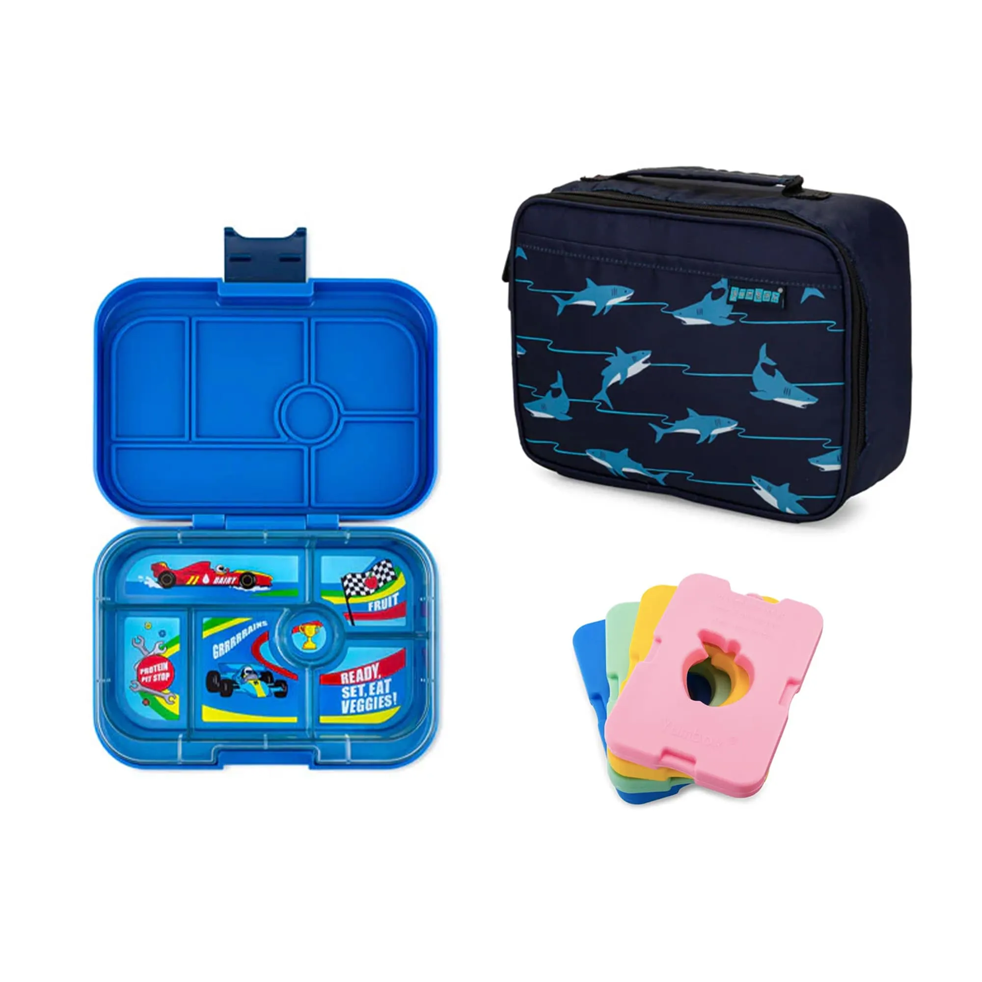 Yumbox Original Bundle - Bento Lunch Box, Bag, Ice Pack